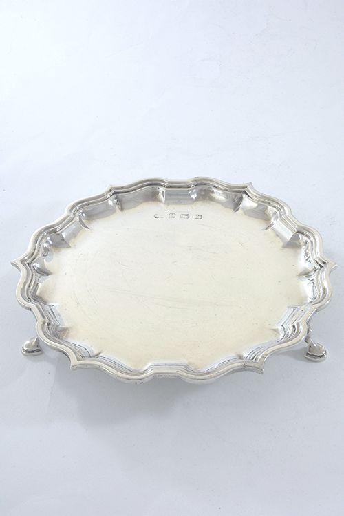 George VI Silver Card Tray 1939