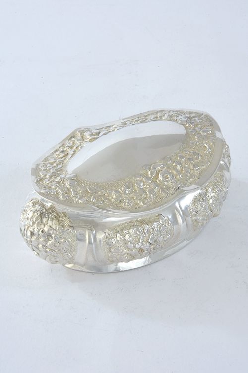 Victorian Silver Trinket Box 1899