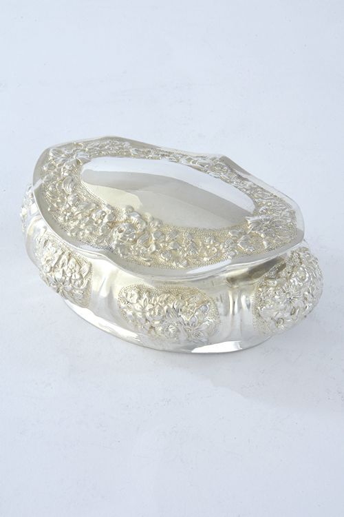 fig 1. Victorian Silver Trinket Box 1899