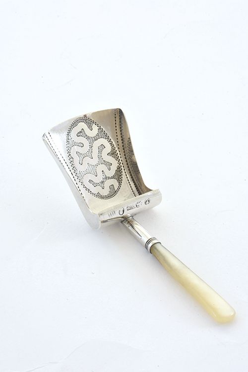 Georgian Silver Caddy Spoon 1810