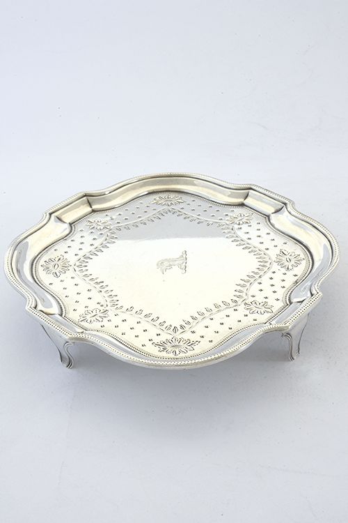 fig 2. Georgian Silver Teapot Stand – Henry Chawner 1788
