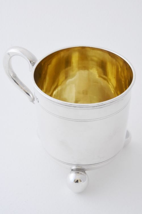fig 1. Victorian Antique Silver Tankard 1868