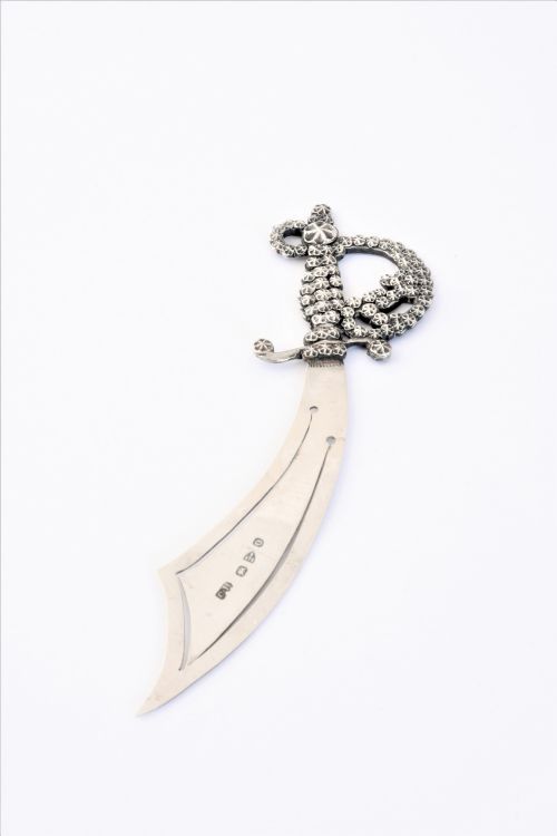 Victorian Silver Bookmark – Charles Horner -1897