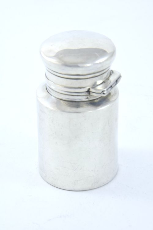 fig 1. Victorian Antique Silver Perfume Bottle 1893