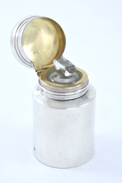 fig 2. Victorian Antique Silver Perfume Bottle 1893