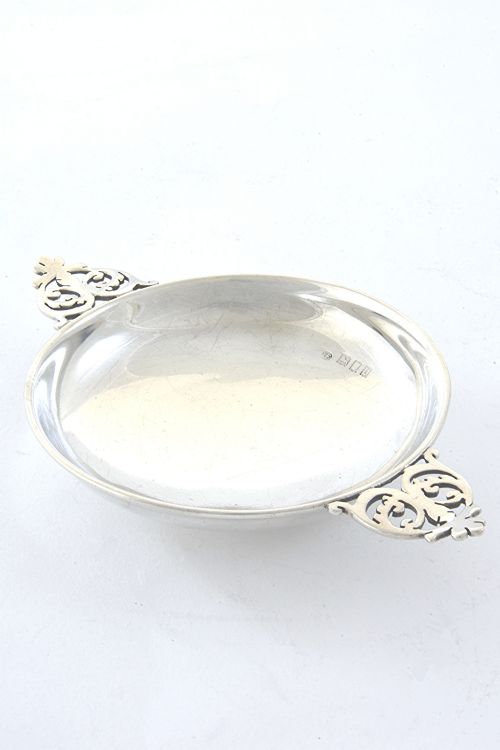 Small Antique Silver Quaich 1917