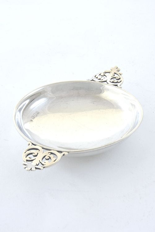 fig 1. Small Antique Silver Quaich 1917