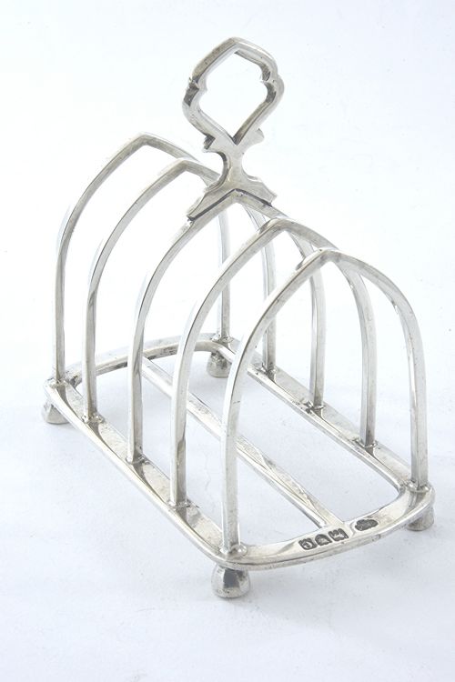 Victorian Silver Toast Rack 1900 (4 Slice)