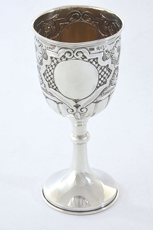 fig 1. Small Antique Silver Goblet 1912