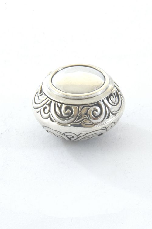 fig 1. Victorian Embossed Pill Box 1899
