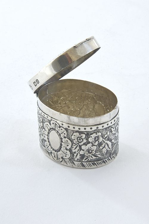 fig 2. Victorian Silver Snuff Box 1896
