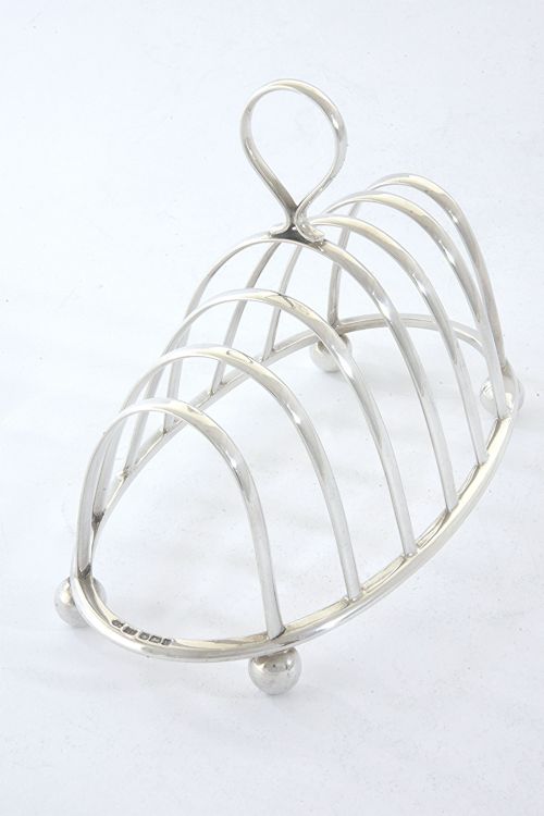 Antique Silver Toast Rack (6 Slice) 1913