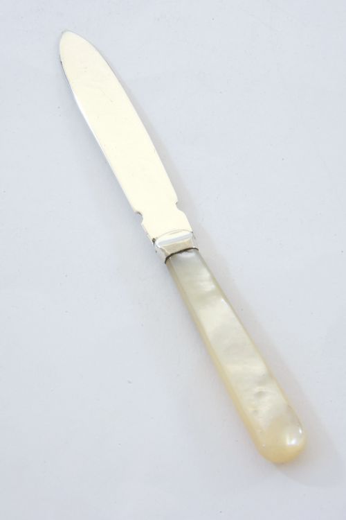 fig 2. Solid Silver Letter Opener with Mother of Pearl Handle 1948