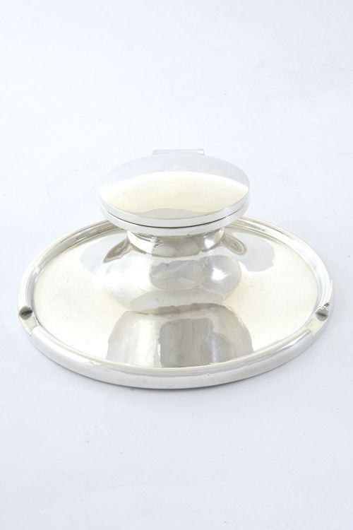 fig 1. Silver Capstan Inkwell 1923