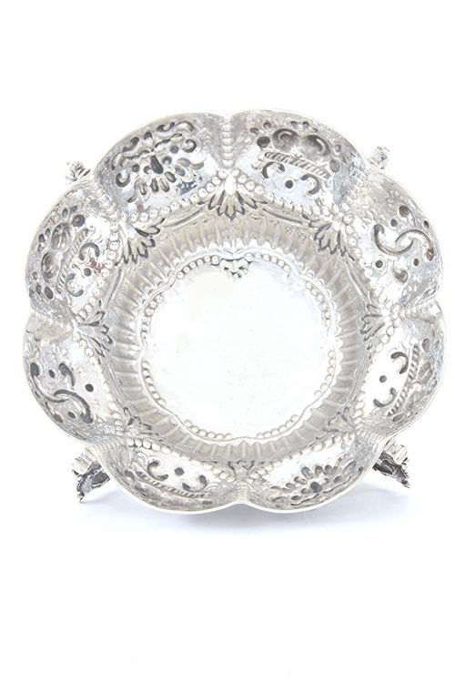 fig 3. Ornate Victorian Antique Silver Bowl – 1892