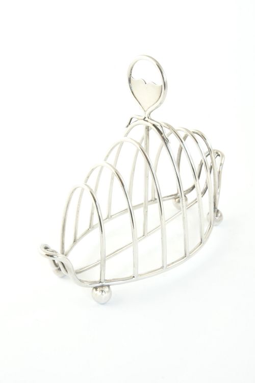 fig 1. Victorian Silver Toast Rack (6 Slice) 1900