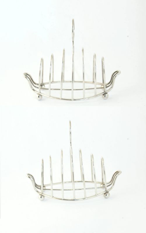 fig 3. Victorian Silver Toast Rack (6 Slice) 1900