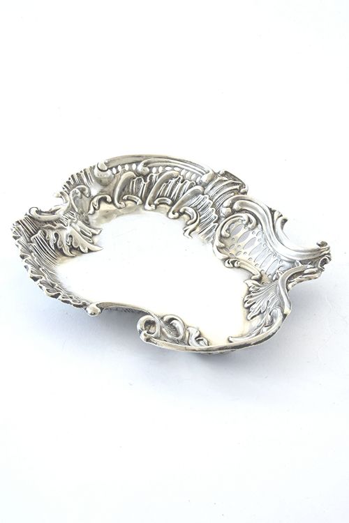fig 1. Pierced & Embossed Silver Pin Tray 1917