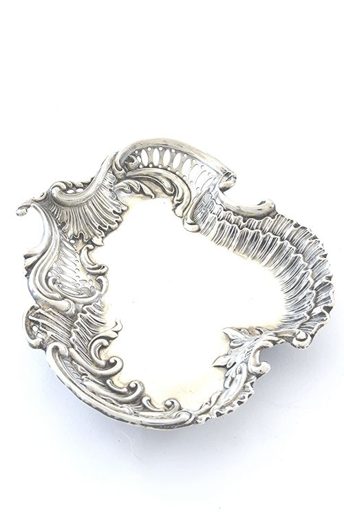 fig 2. Pierced & Embossed Silver Pin Tray 1917