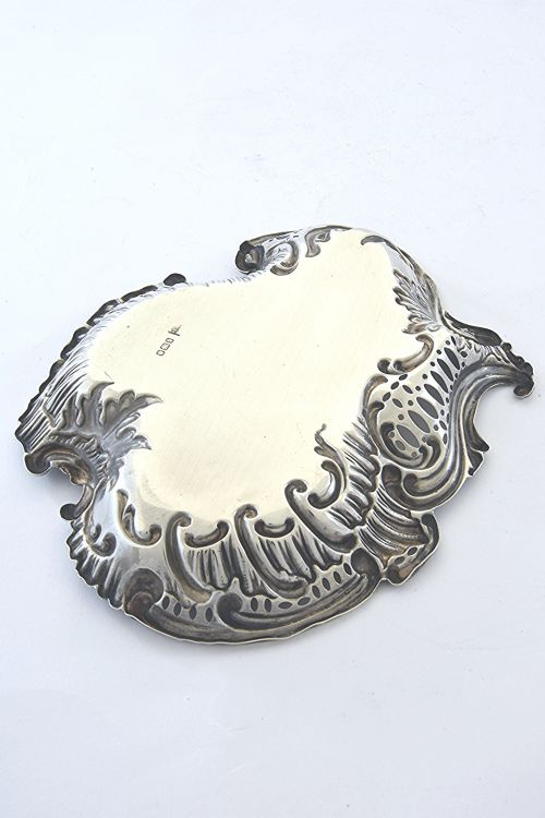 fig 3. Pierced & Embossed Silver Pin Tray 1917