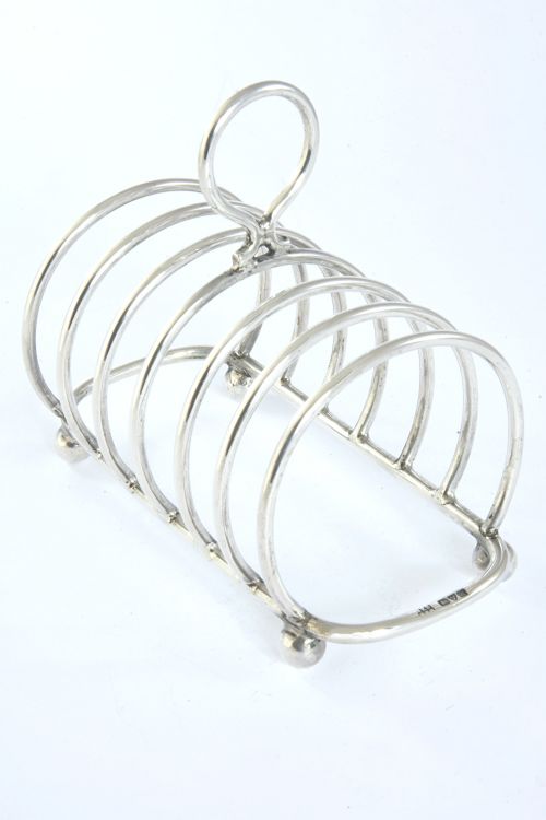 Antique Silver Toast Rack (6 Slice) – Chester 1912