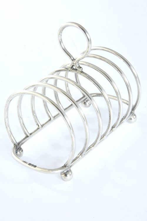 fig 1. Antique Silver Toast Rack (6 Slice) – Chester 1912