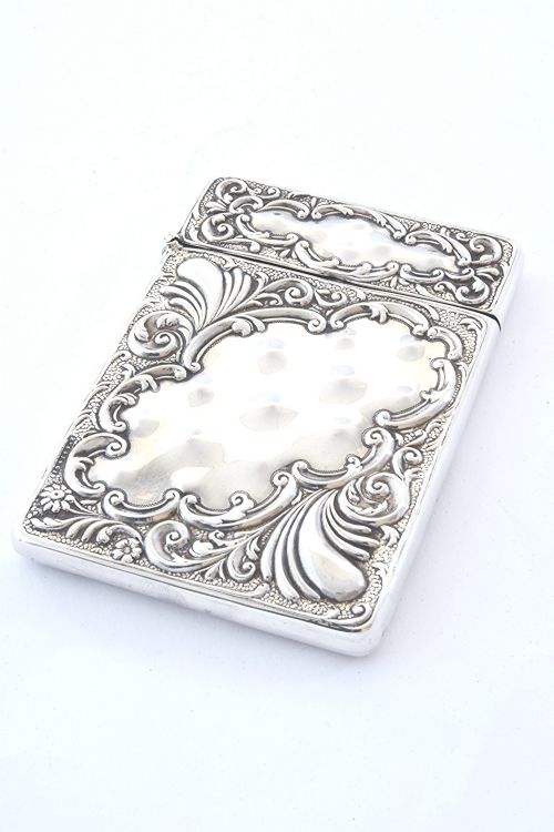 Edwardian Silver Card Case 1905