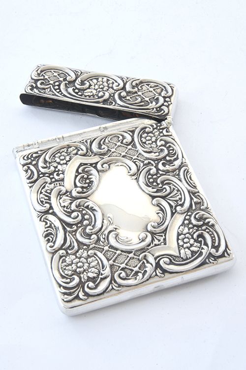 fig 3. Edwardian Silver Card Case 1905
