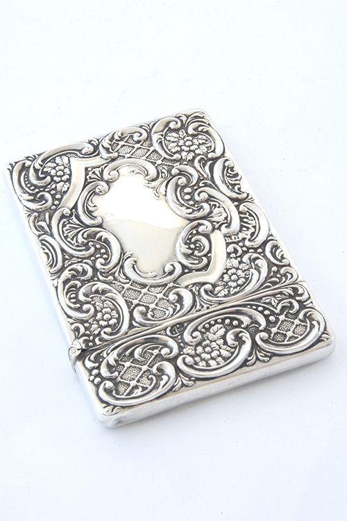 fig 4. Edwardian Silver Card Case 1905