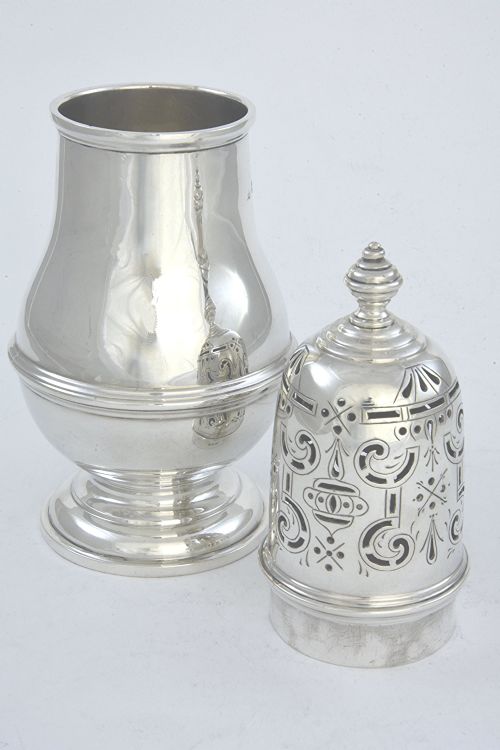 fig 2. Large Silver Sugar Shaker 1924