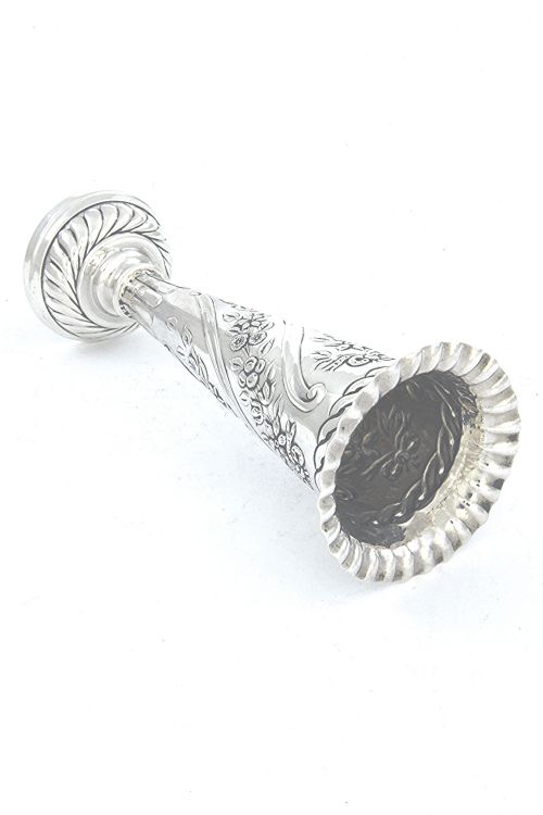 fig 2. Antique Silver Posy Vase – Victorian 1897