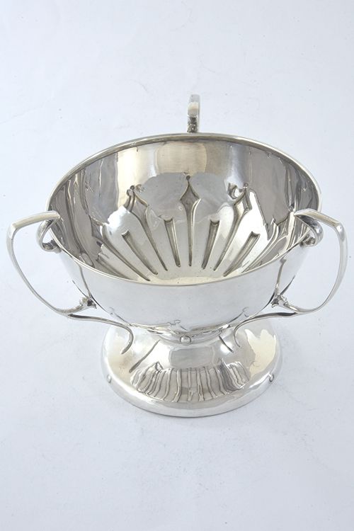 fig 2. Edwardian Silver Pedestal Bowl 1909
