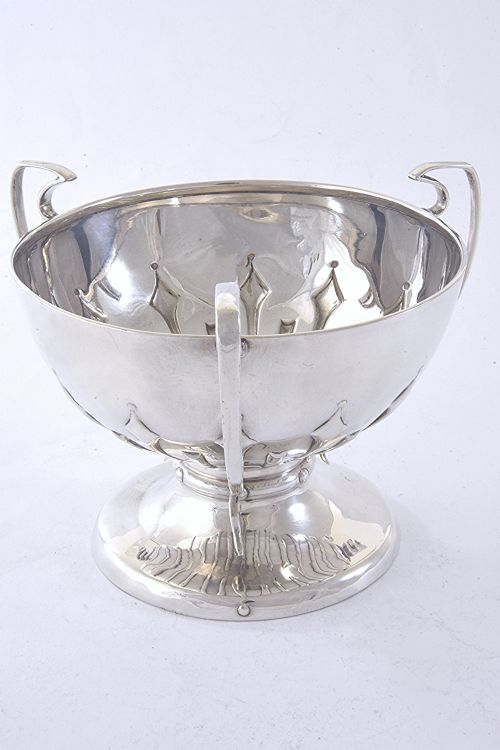 fig 3. Edwardian Silver Pedestal Bowl 1909