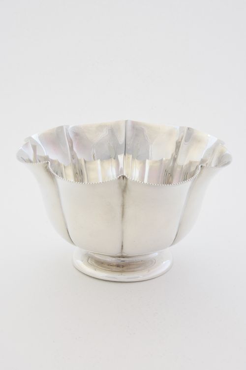 fig 1. Antique Silver Bowl - Victorian 1901