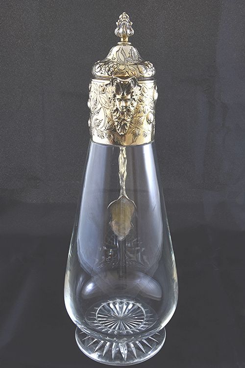 fig 2. Victorian Silver Gilt Mounted Claret Jug – Mappin & Web 1888