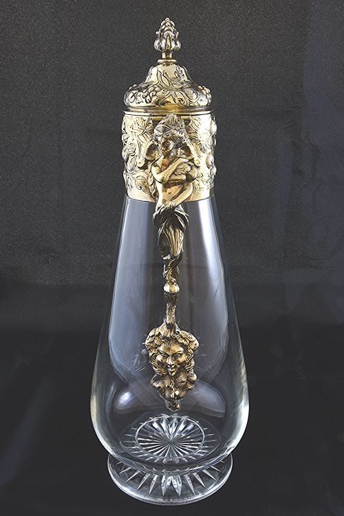 fig 5. Victorian Silver Gilt Mounted Claret Jug – Mappin & Web 1888