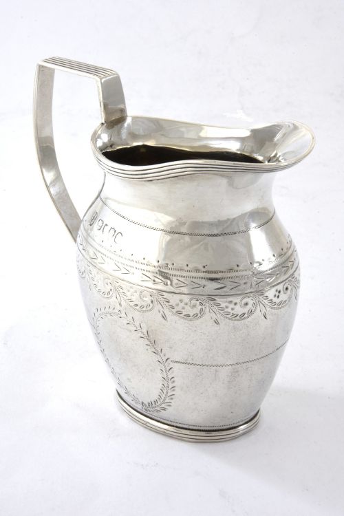 Victorian Silver Cream Jug 1882