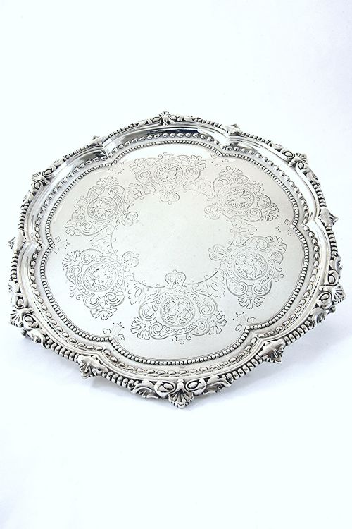 Victorian Silver Salver 1898