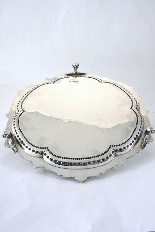 fig 4. Victorian Silver Salver 1898