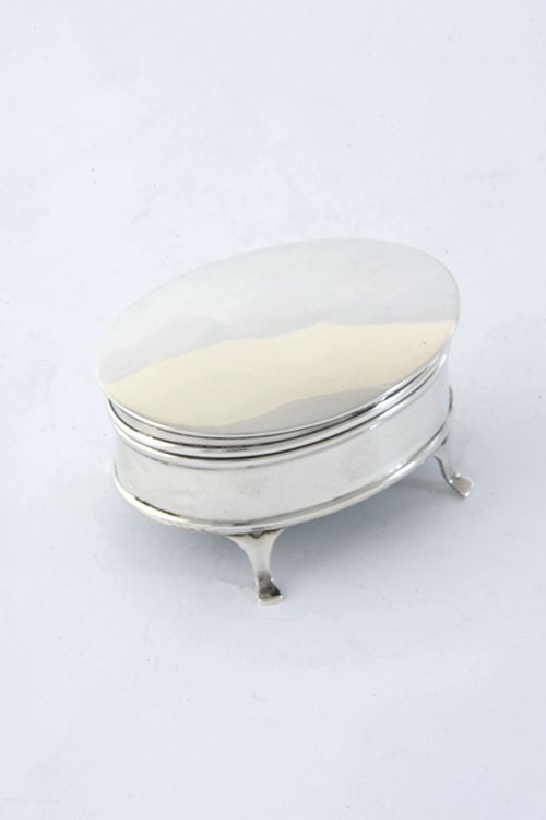 fig 1. Solid Silver Trinket Box 1929