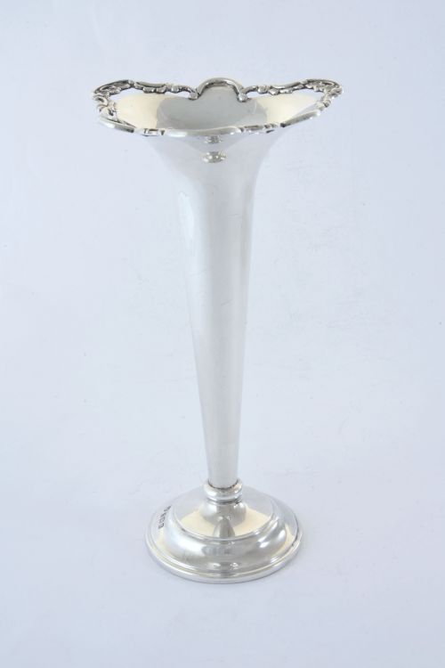 fig 1. Edwardian Silver Vase 1910