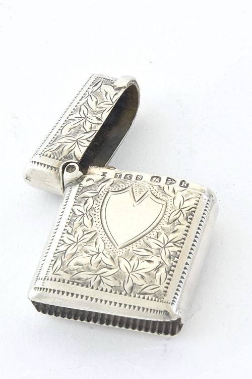 fig 2. Victorian Silver Vesta Case – Chester 1900