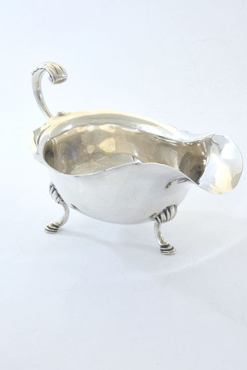 Edwardian Silver Sauce Boat 1905