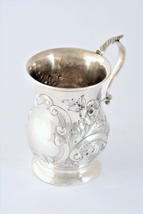Antique Silver Christening Tankard – Chester 1898