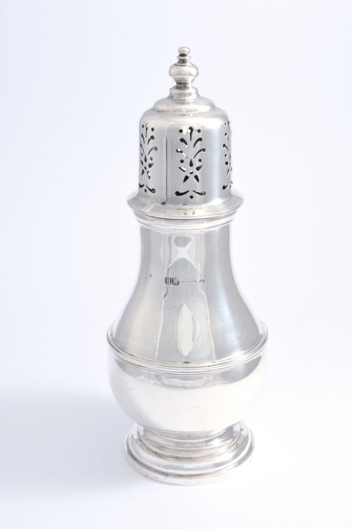 Large Sterling Silver Sugar Shaker 1924