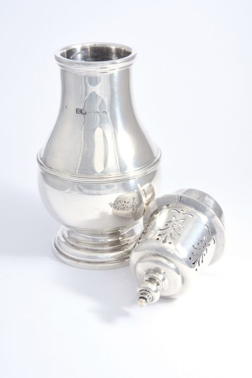 fig 3. Large Sterling Silver Sugar Shaker 1924