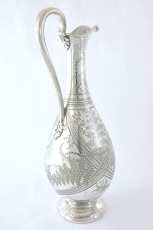 fig 2. Victorian Silver Claret Jug 1873