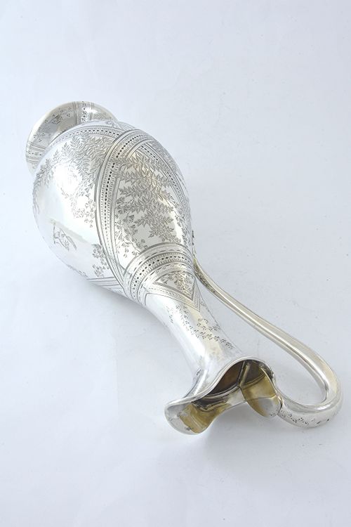 fig 4. Victorian Silver Claret Jug 1873