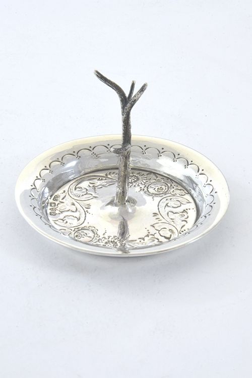 fig 1. Edwardian Silver Ring Tree – Chester 1908