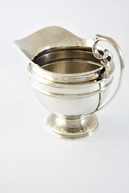 Antique Silver Milk Jug 1915